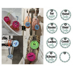 Stickdatei ITH - Anhänger für Seifensäckchen